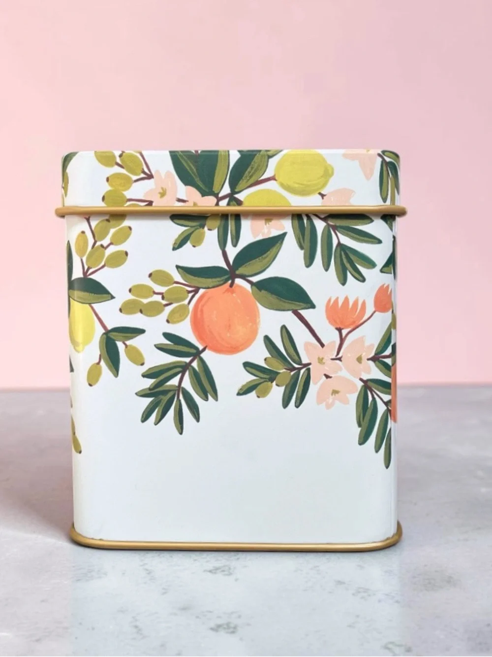 Rifle Paper Co Citrus Floral Recipe Box
